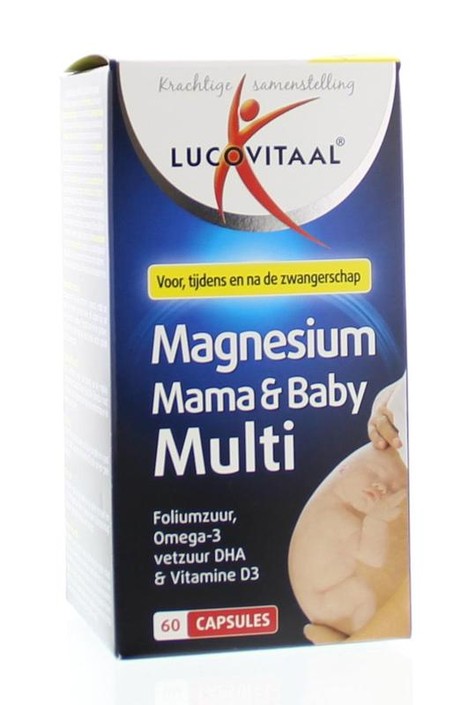 Lucovitaal Magnesium mama & baby multi (60 Capsules)