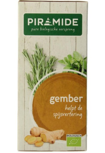 Piramide Gember thee eko bio (20 Zakjes)