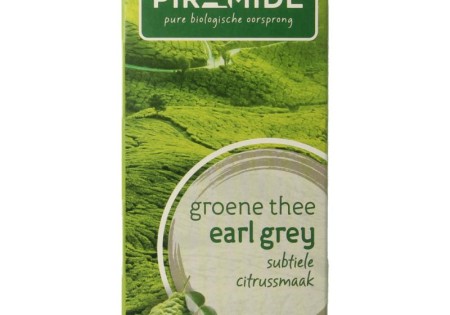 Piramide Groene thee & earl grey eko bio (20 Zakjes)