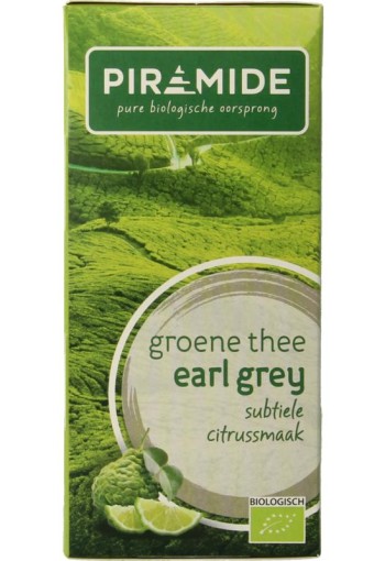 Piramide Groene thee & earl grey eko bio (20 Zakjes)