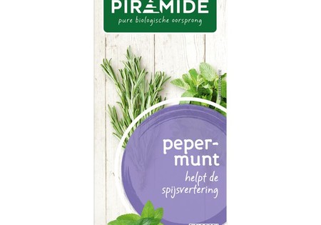 Piramide Pepermunt thee eko bio (20 Zakjes)