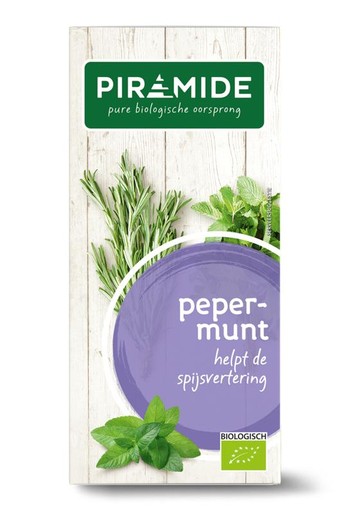 Piramide Pepermunt thee eko bio (20 Zakjes)