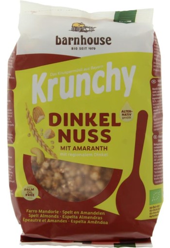 Barnhouse Krunchy amaranth spelt amandel bio (375 Gram)