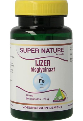 SNP IJzer bisglycinaat 28mg (60 Capsules)