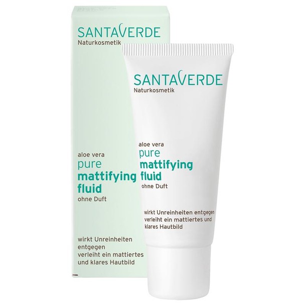 Santaverde Pure matterende creme zonder parfum (30 Milliliter)