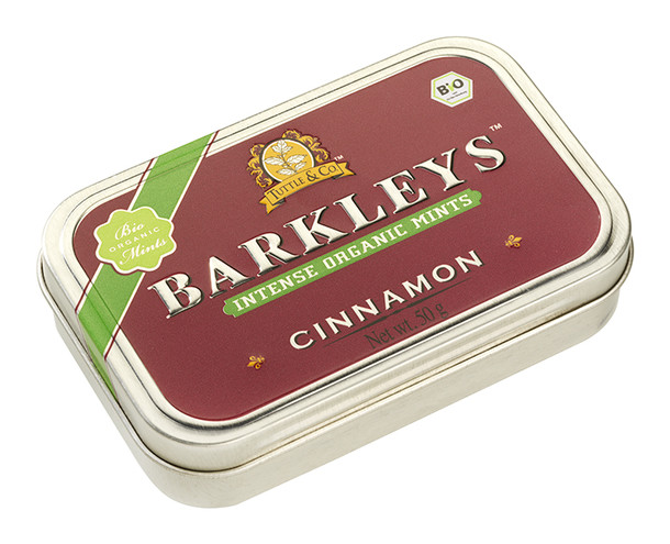 Barkleys Organic mints cinnamon bio (50 Gram)