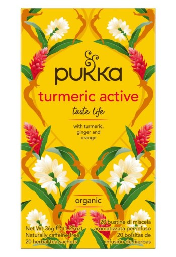Pukka Tumeric active tea bio (20 Zakjes)