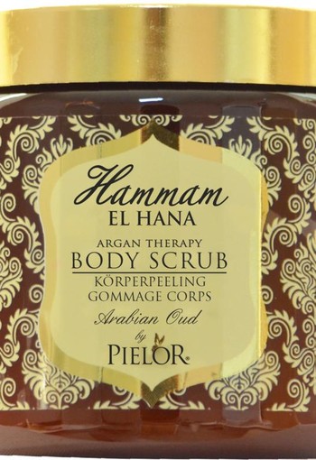 Hammam El Hana Argan therapy Arabian oud body scrub (500 Milliliter)