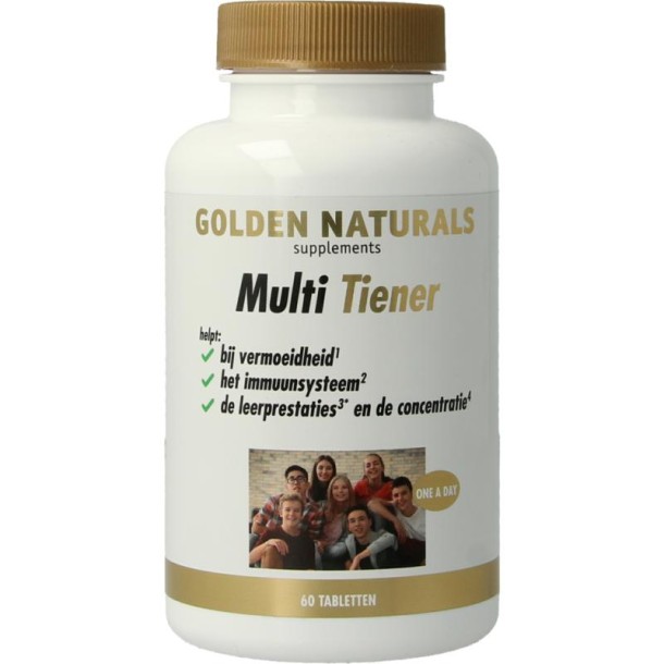 Golden Naturals Multi tiener (60 Tabletten)