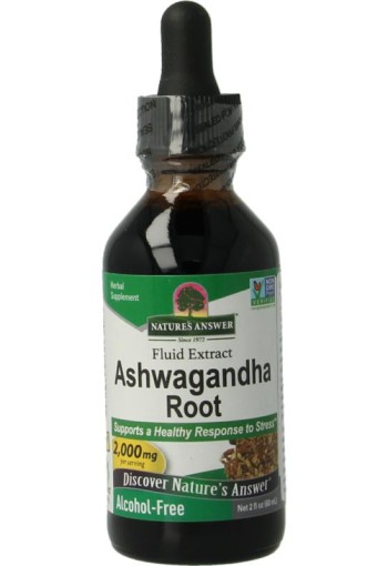 Natures Answer Ashwagandha extract alcoholvrij (60 Milliliter)