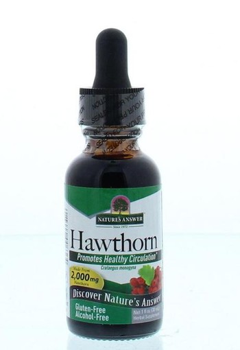 Natures Answer Meidoorn extract alcoholvrij (30 Milliliter)