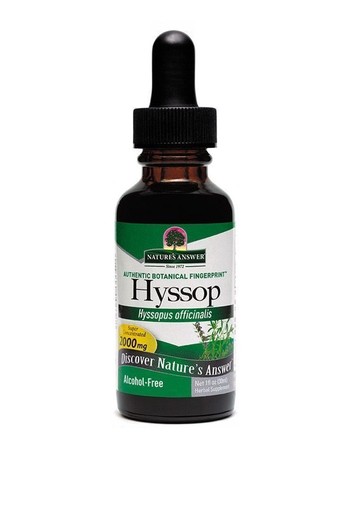 Natures Answer Hyssop extract alcoholvrij (30 Milliliter)