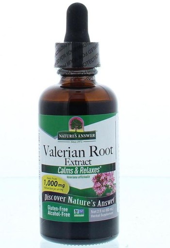 Natures Answer Valeriaan extract alcoholvrij (60 Milliliter)