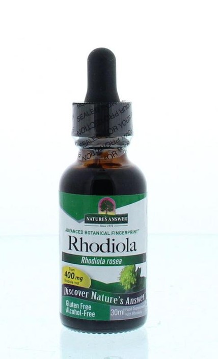 Natures Answer Rhodiola extract alcoholvrij gestandaardiseerd (30 Milliliter)