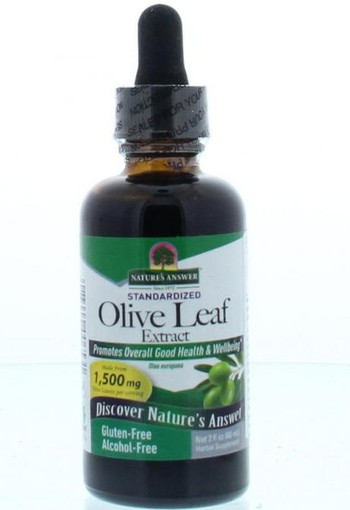Natures Answer Olijfblad extract alcoholvrij (60 Milliliter)
