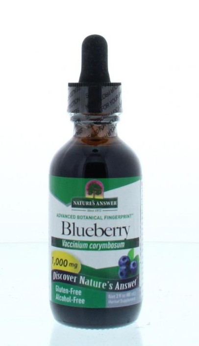 Natures Answer Blauwe bes extract alcoholvrij (60 Milliliter)