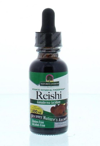 Natures Answer Reishi extract 1:1 alcoholvrij (30 Milliliter)