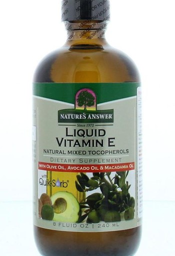 Natures Answer Vloeibaar Vitamine E - Liquid Vitamin E (240 Milliliter)