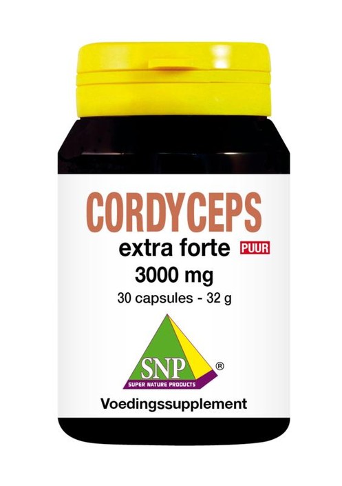 SNP Cordyceps extra forte 3000mg puur (30 Vegetarische capsules)