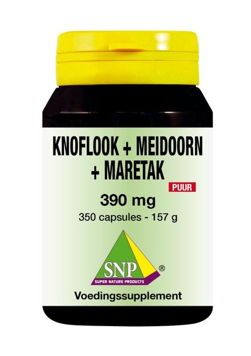 SNP Knoflook meidoorn maretak puur (350 Capsules)