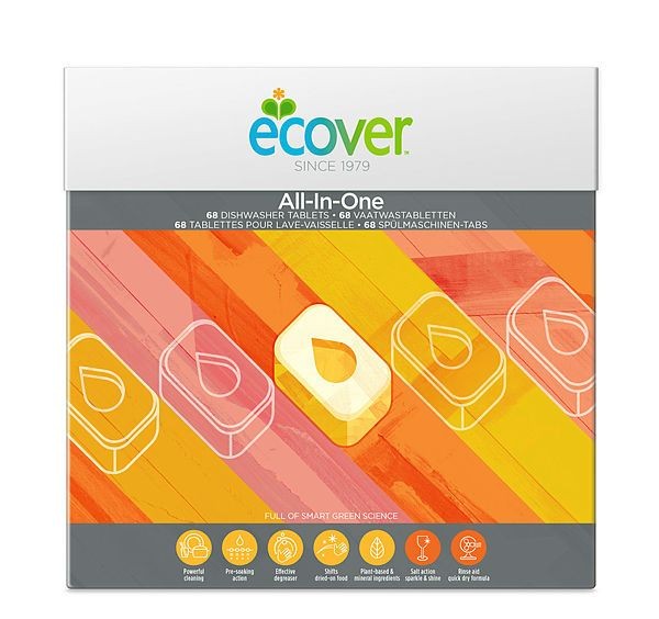 Ecover Vaatwastabletten all-in-1 (68 Tabletten)