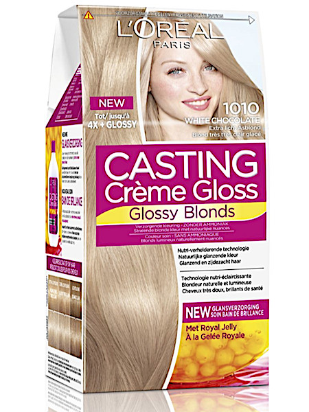 gijzelaar Het beste Gevoel L'Oréal Paris Casting Crème Gloss 1010 - Extra Licht Asblond - Haarverf
