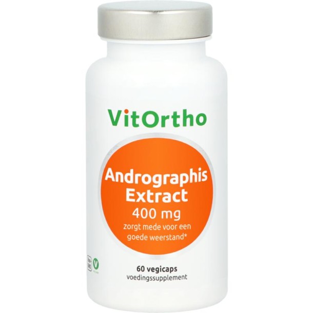 Vitortho Andrographis extract 400 mg (60 Vegetarische capsules)