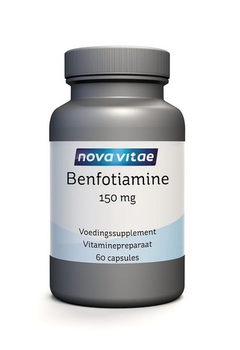 Nova Vitae Benfotiamine (Vitamine B1) 150 mg (60 Vegetarische capsules)