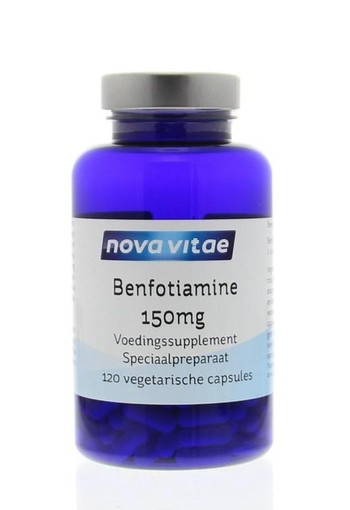Nova Vitae Benfotiamine (Vitamine B1) 150 mg (120 Vegetarische capsules)