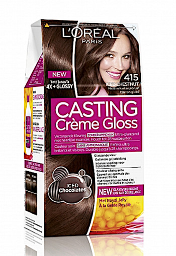 L’Oréal Paris Casting Crème Gloss 415 - Kastanjebruin - Haarverf