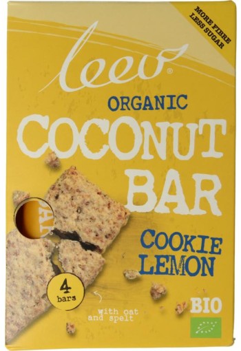 Leev Cookiebar kokos-citroen bio (140 Gram)