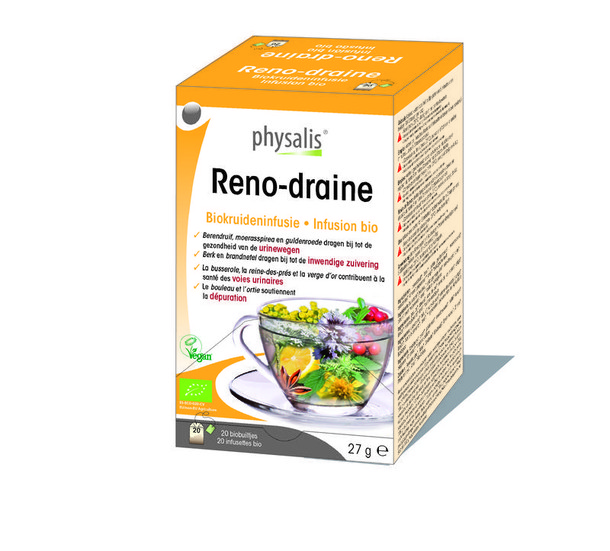 Physalis Reno-drain thee bio (20 Zakjes)