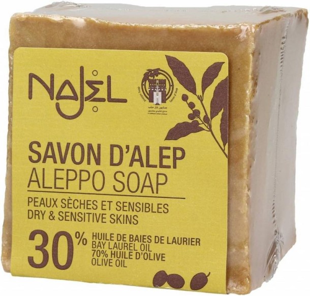 Najel Aleppo zeep olijf olie 30% (170 Gram)
