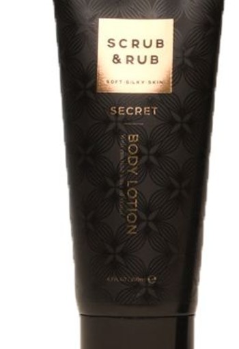 Scrub & Rub Bodylotion secret (200 Milliliter)