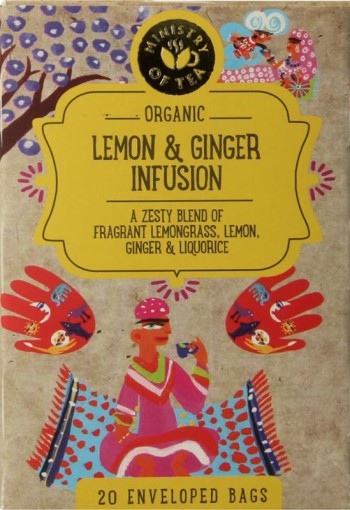 Ministry Of Tea Lemon & ginger bio (20 Zakjes)