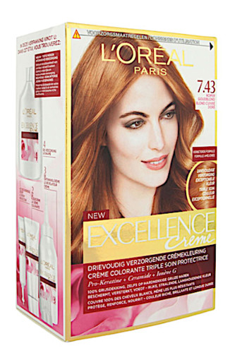 L'Oré­al Ex­cel­len­ce 743 ko­per goud­blond