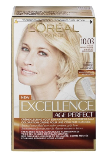 L'Oréal Paris Excellence Age Perfect 10.03 Extra Licht Natuurlijk Goudblond 