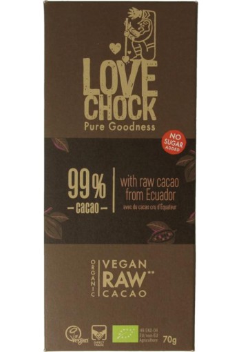 Lovechock Extreme dark 99% pure bio (70 Gram)