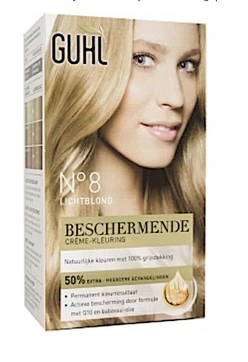 Guhl Beschermende - No. 8 Lichtblond - Crème-kleuring - Haarverf