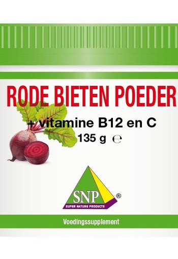 SNP Rode bietenpoeder vitamine B12 vitamine C stevia (135 Gram)