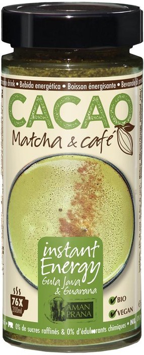 Amanprana Cacao Matcha & cafe bio (230 Gram)