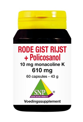 SNP Rode gist rijst & policosanol (60 Capsules)