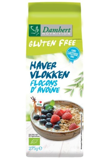 Damhert Havervlokken glutenvrij bio (275 Gram)