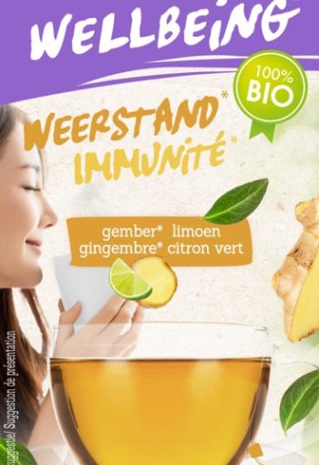 Damhert Tea time gember limoenthee bio (20 Zakjes)