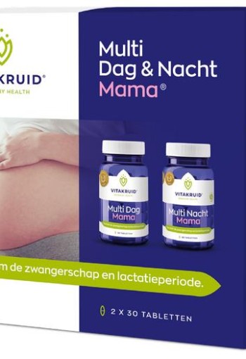 Vitakruid Multi dag & nacht mama 2 x 30 tabletten (60 Tabletten)