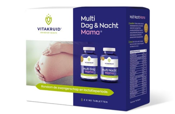 Vitakruid Multi dag & nacht mama 2 x 90 tabletten (180 Tabletten)