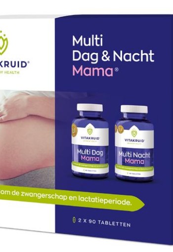 Vitakruid Multi dag & nacht mama 2 x 90 tabletten (180 Tabletten)