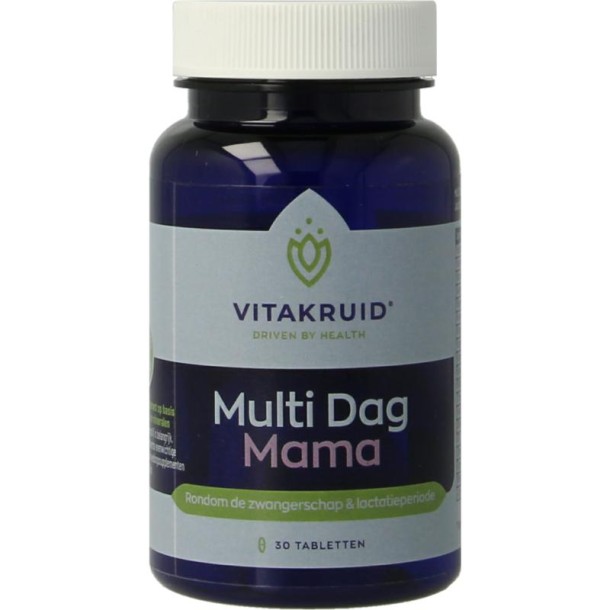 Vitakruid Multi Dag Mama 100% Vegan (30 Tabletten)