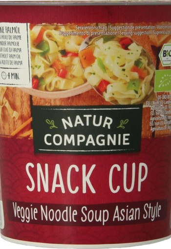 Natur Compagnie Cupnoodles Asia vegetable bio (55 Gram)