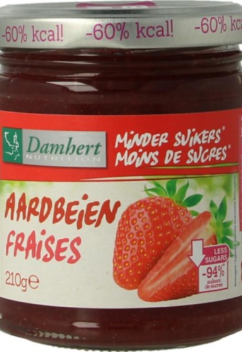 Damhert Confituur aardbei low carb (210 Gram)